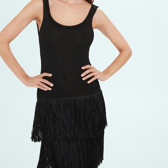 Simon Miller x Mango Fringe Dress - Picture 2 of 3